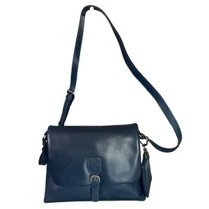 Patricia Nash Mili Leather Medium Flap Crossbody w/ Coin Pouch  0106